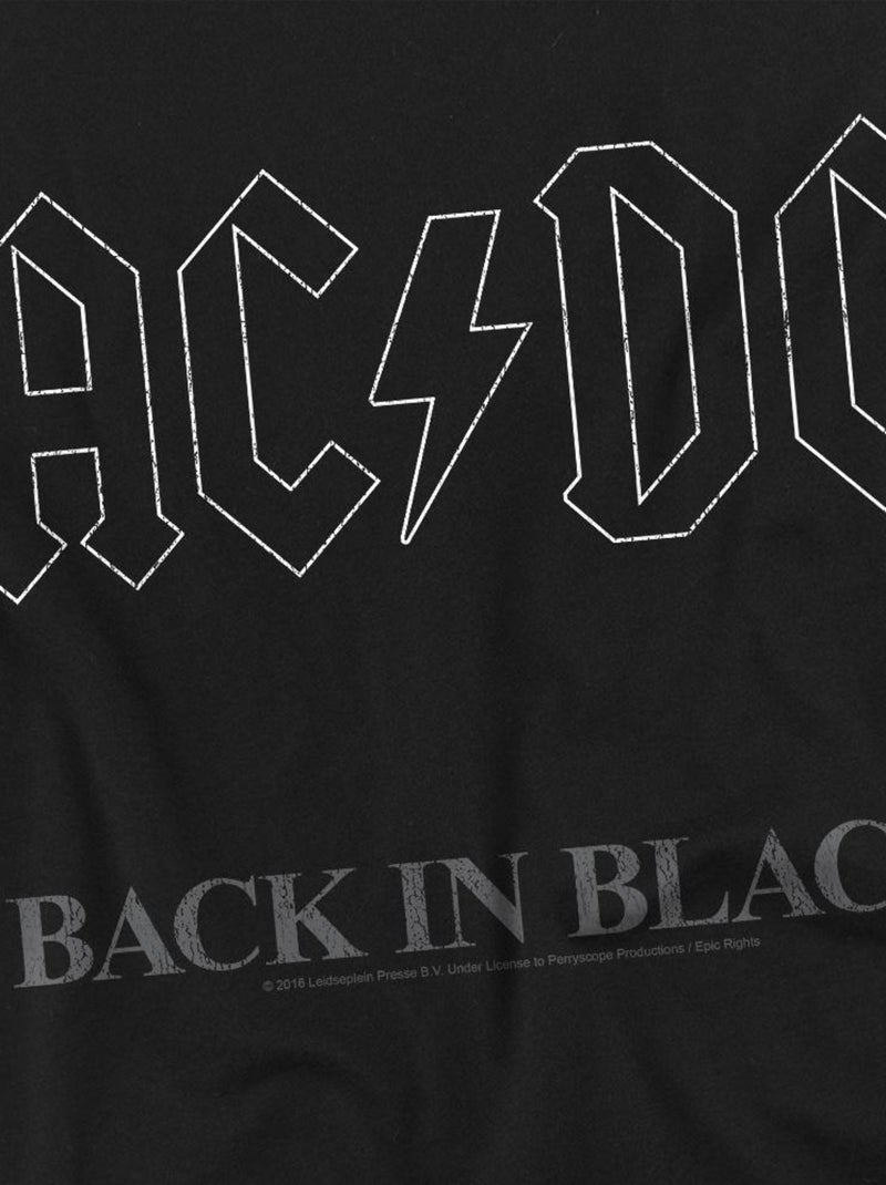 AC/DC Back In Black Maglietta Uomo Nero - Kiabi