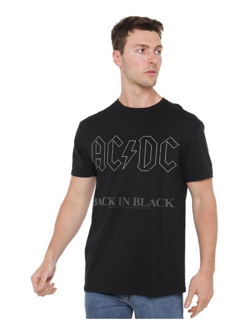 AC/DC Back In Black Maglietta Uomo - Kiabi