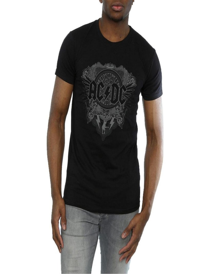 AC/DC Black Ice Maglietta Uomo Nero - Kiabi