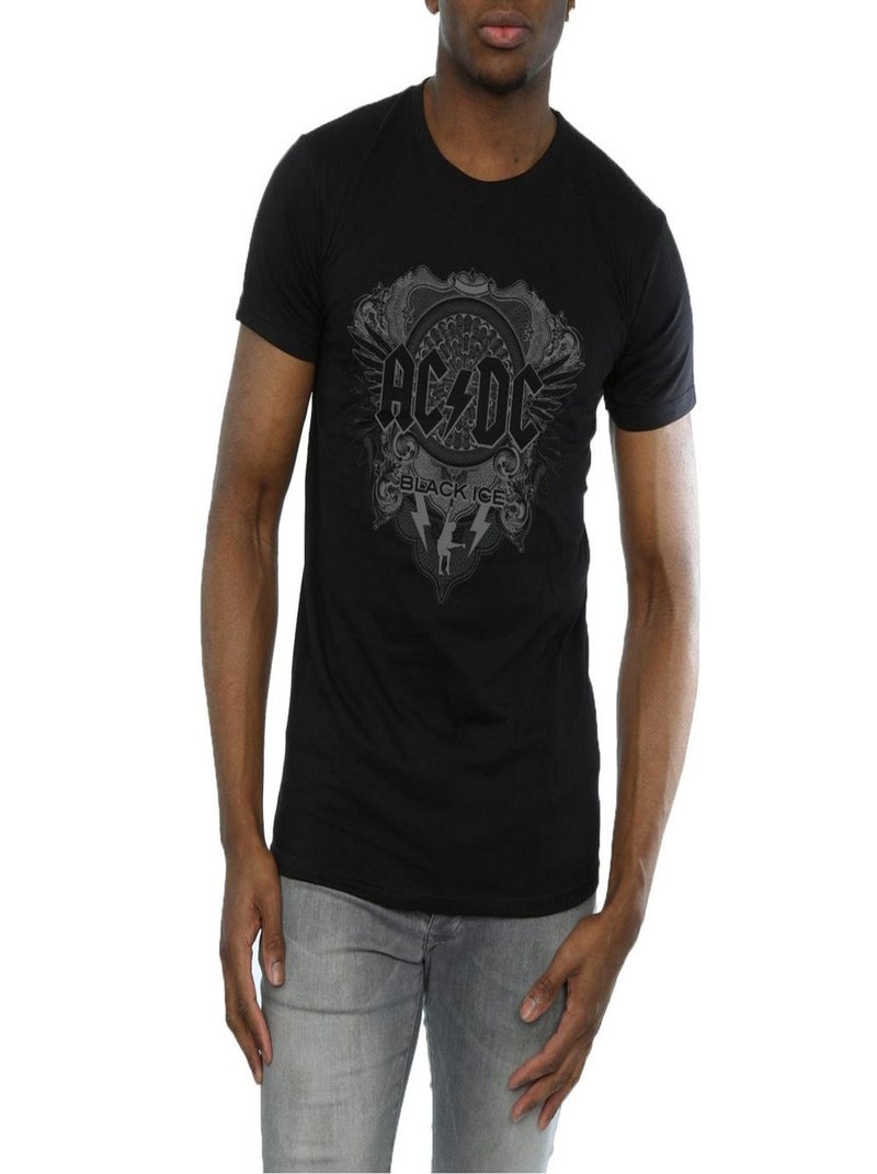 AC/DC Black Ice Maglietta Uomo Nero - Kiabi