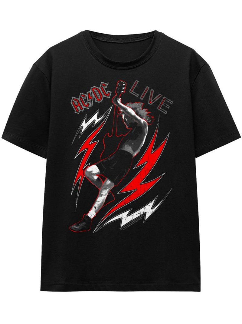 AC/DC Live Maglietta Adulto Unisex Nero - Kiabi