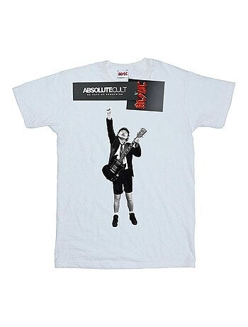 AC/DC Maglietta Angus Young Ritagliato Uomo
