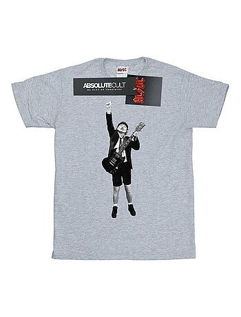 AC/DC Maglietta Angus Young Ritagliato Uomo