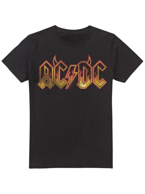 AC/DC Maglietta Logo Fuoco Uomo - Kiabi AC/DC Maglietta Logo Fuoco Uomo - Kiabi
