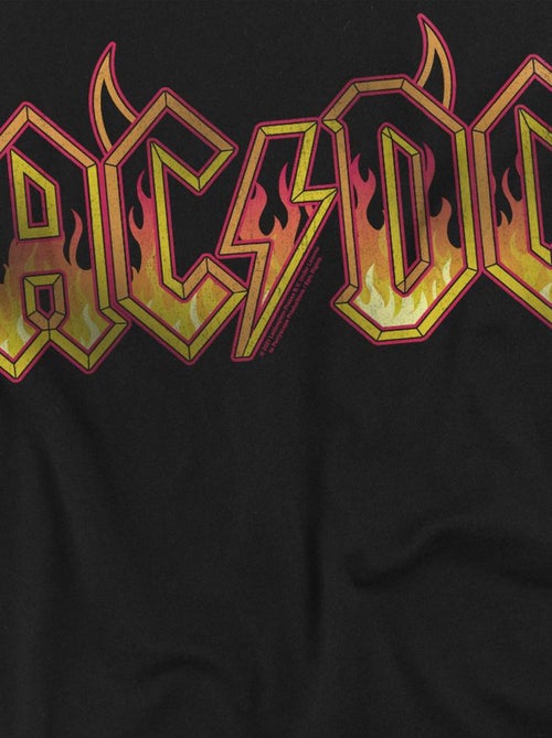 AC/DC Maglietta Logo Fuoco Uomo - Kiabi AC/DC Maglietta Logo Fuoco Uomo - Kiabi