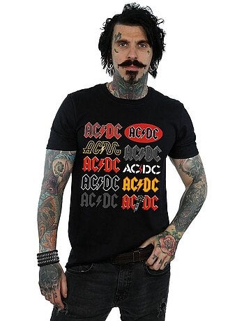 AC/DC Maglietta Logo Uomo