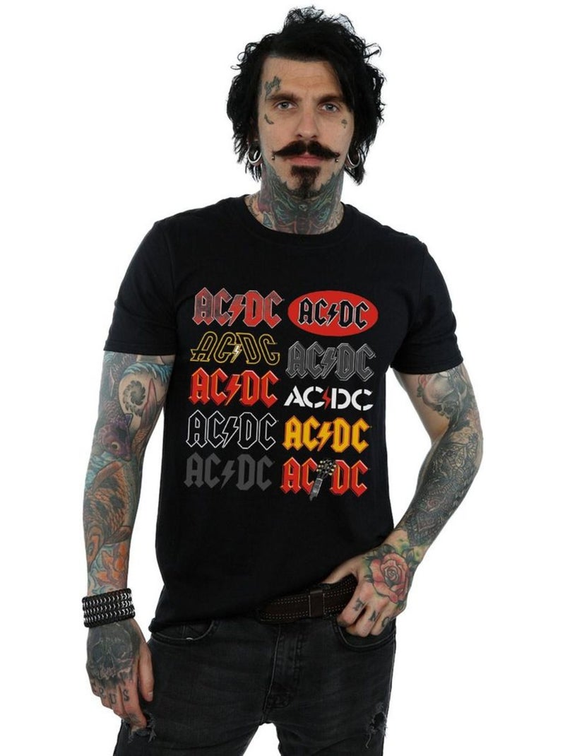 AC/DC Maglietta Logo Uomo Nero - Kiabi
