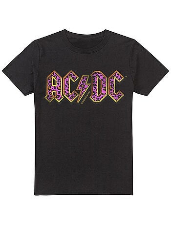 AC/DC Maglietta Stampa Animale Uomo
