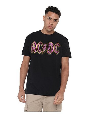 AC/DC Maglietta Stampa Animale Uomo