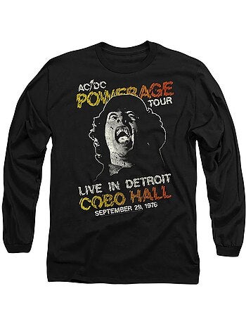 AC/DC Powerage Tour Maglietta Adulto Unisex