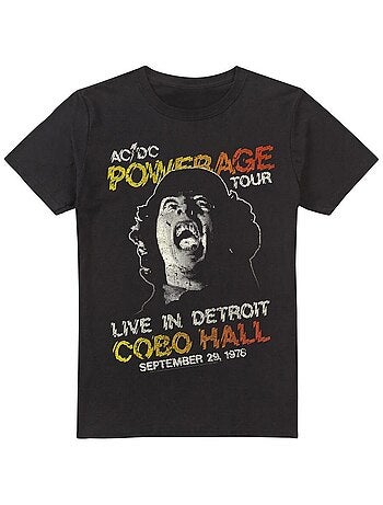 AC/DC Powerage Tour Maglietta Uomo