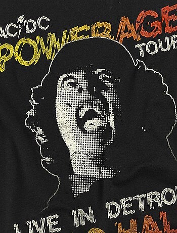 AC/DC Powerage Tour Maglietta Uomo