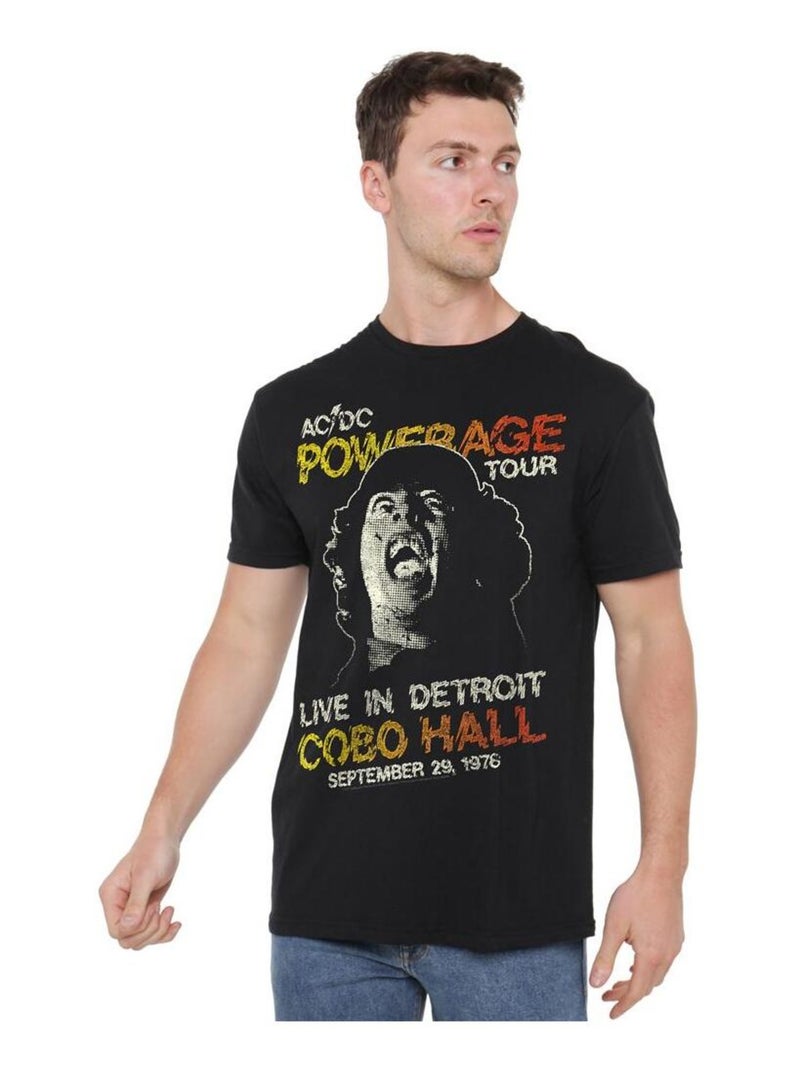 AC/DC Powerage Tour Maglietta Uomo Nero - Kiabi