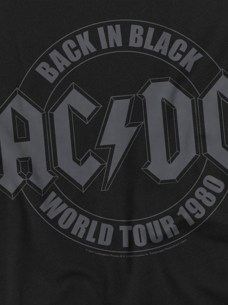 AC/DC Tour Maglietta Emblema Uomo Nero - Kiabi