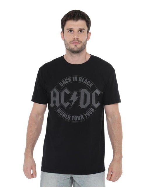 AC/DC Tour Maglietta Emblema Uomo - Kiabi AC/DC Tour Maglietta Emblema Uomo - Kiabi
