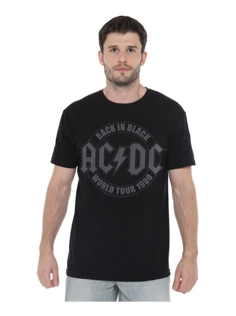 AC/DC Tour Maglietta Emblema Uomo Nero - Kiabi