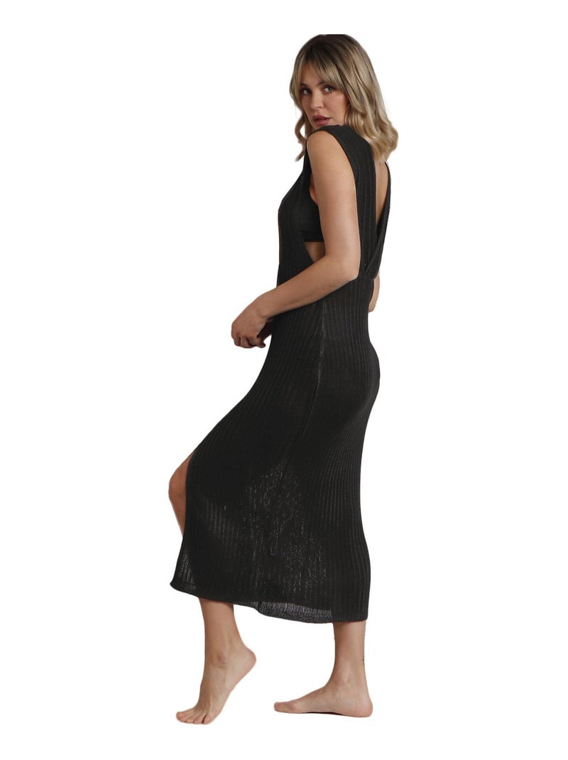ADMAS Abito senza maniche alla moda da donna Nero - Kiabi