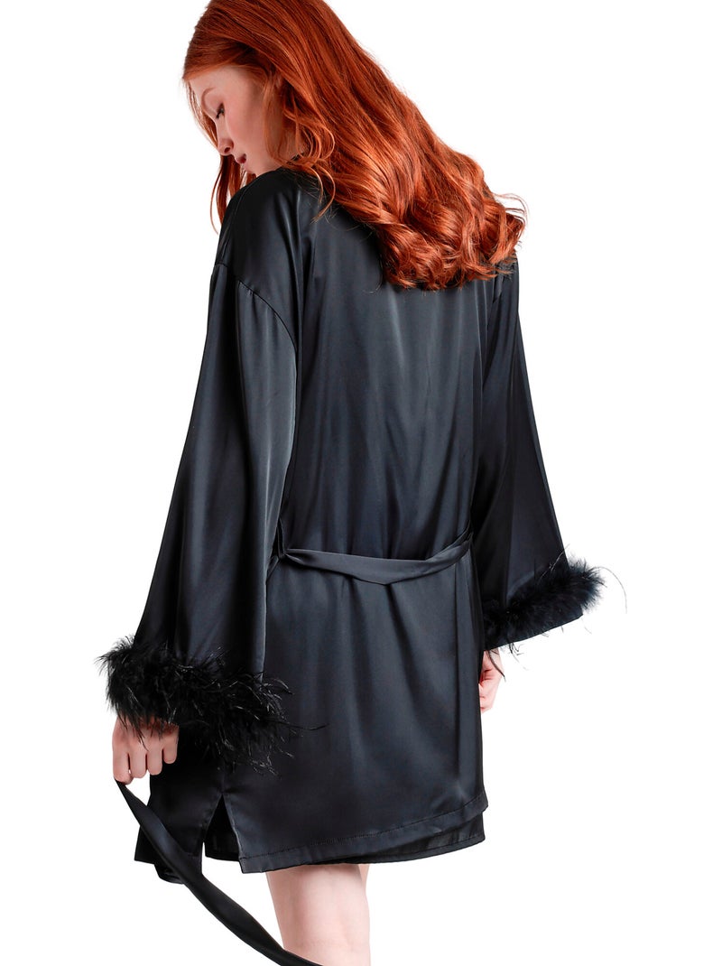 ADMAS CLASSIC Abito natalizio Marabu Luxe a maniche lunghe per donna Nero - Kiabi