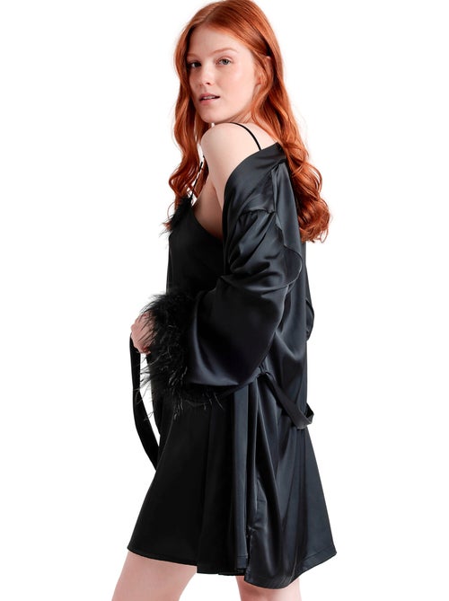 ADMAS CLASSIC Abito natalizio Marabu Luxe a maniche lunghe per donna - Kiabi ADMAS CLASSIC Abito natalizio Marabu Luxe a maniche lunghe per donna - Kiabi