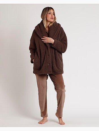ADMAS CLASSIC Accappatoio a maniche lunghe da donna Warm Relax Home