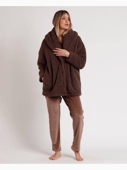 ADMAS CLASSIC Accappatoio a maniche lunghe da donna Warm Relax Home - Kiabi ADMAS CLASSIC Accappatoio a maniche lunghe da donna Warm Relax Home - Kiabi