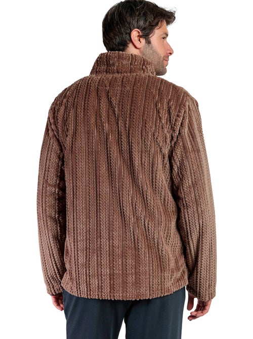 ADMAS CLASSIC Accappatoio caldo a maniche lunghe color cannella da uomo - Kiabi ADMAS CLASSIC Accappatoio caldo a maniche lunghe color cannella da uomo - Kiabi