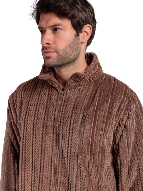 ADMAS CLASSIC Accappatoio caldo a maniche lunghe color cannella da uomo - Kiabi ADMAS CLASSIC Accappatoio caldo a maniche lunghe color cannella da uomo - Kiabi