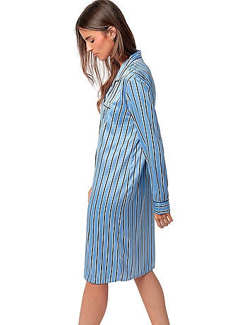 ADMAS CLASSIC Adm Secret Canotta aperta in raso a maniche lunghe da donna