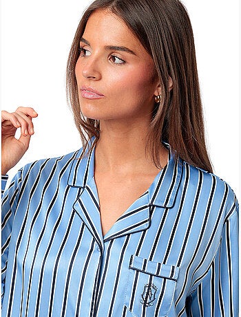 ADMAS CLASSIC Adm Secret Canotta aperta in raso a maniche lunghe da donna