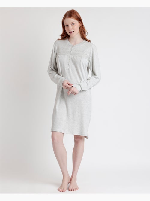 ADMAS CLASSIC Canotta classica invernale a maniche lunghe da donna - Kiabi ADMAS CLASSIC Canotta classica invernale a maniche lunghe da donna - Kiabi