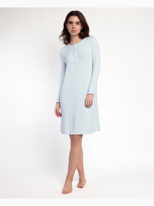 ADMAS CLASSIC Canotta con patta romantica a maniche lunghe per donna - Kiabi ADMAS CLASSIC Canotta con patta romantica a maniche lunghe per donna - Kiabi