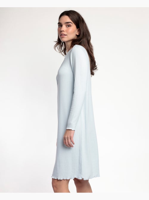 ADMAS CLASSIC Canotta con patta romantica a maniche lunghe per donna - Kiabi ADMAS CLASSIC Canotta con patta romantica a maniche lunghe per donna - Kiabi