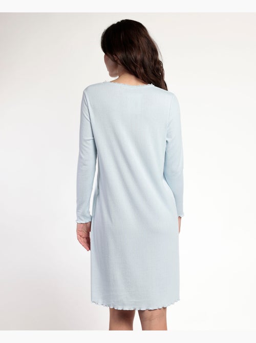 ADMAS CLASSIC Canotta con patta romantica a maniche lunghe per donna - Kiabi ADMAS CLASSIC Canotta con patta romantica a maniche lunghe per donna - Kiabi