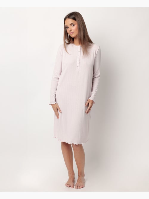 ADMAS CLASSIC Canotta con patta romantica a maniche lunghe per donna - Kiabi ADMAS CLASSIC Canotta con patta romantica a maniche lunghe per donna - Kiabi