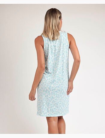 ADMAS CLASSIC Canotta senza maniche con foglie primaverili da donna