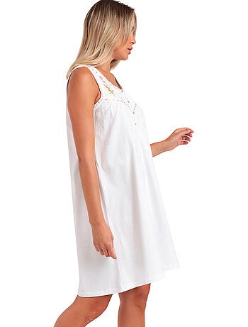 ADMAS CLASSIC Canotta senza maniche con ricamo a colori per donna