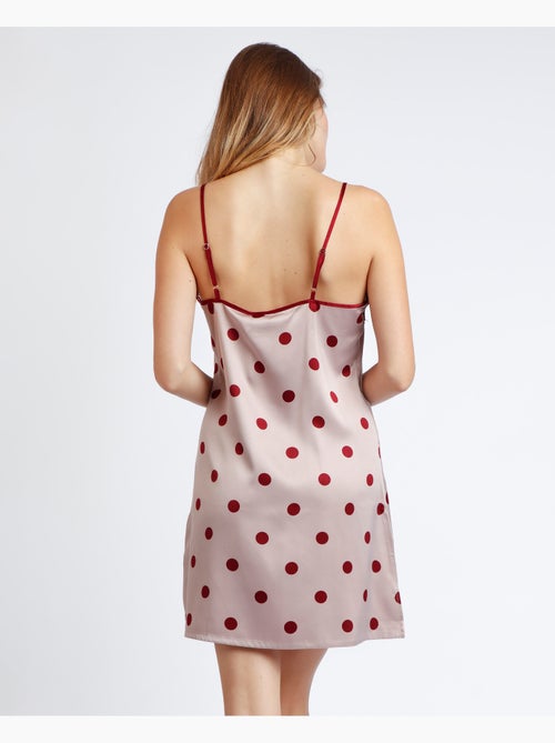 ADMAS CLASSIC Elegante canotta a pois con spalline per donna - Kiabi ADMAS CLASSIC Elegante canotta a pois con spalline per donna - Kiabi