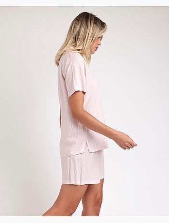 ADMAS CLASSIC Pigiama aperto a maniche corte classico Spiga da donna