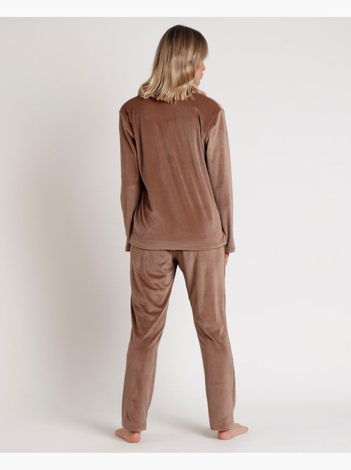 ADMAS CLASSIC Pigiama aperto a maniche lunghe a righe Relax Home da donna - Kiabi ADMAS CLASSIC Pigiama aperto a maniche lunghe a righe Relax Home da donna - Kiabi