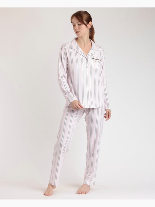 ADMAS CLASSIC Pigiama aperto a maniche lunghe da donna Magic Time - Kiabi ADMAS CLASSIC Pigiama aperto a maniche lunghe da donna Magic Time - Kiabi