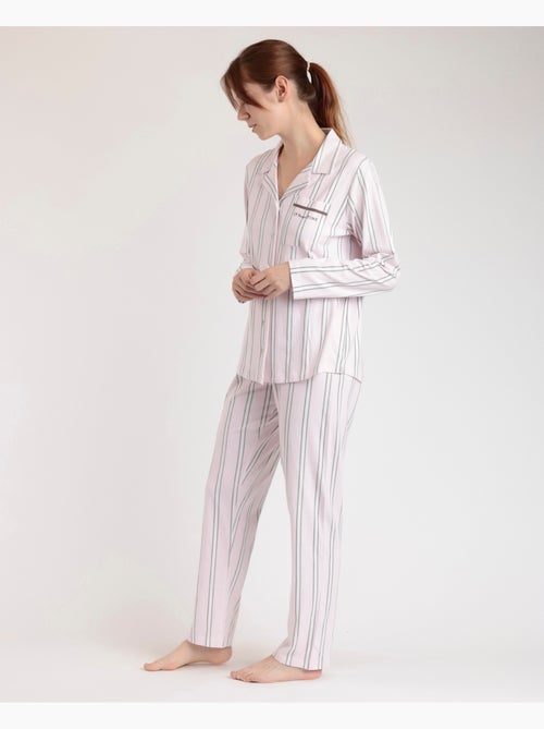 ADMAS CLASSIC Pigiama aperto a maniche lunghe da donna Magic Time - Kiabi ADMAS CLASSIC Pigiama aperto a maniche lunghe da donna Magic Time - Kiabi