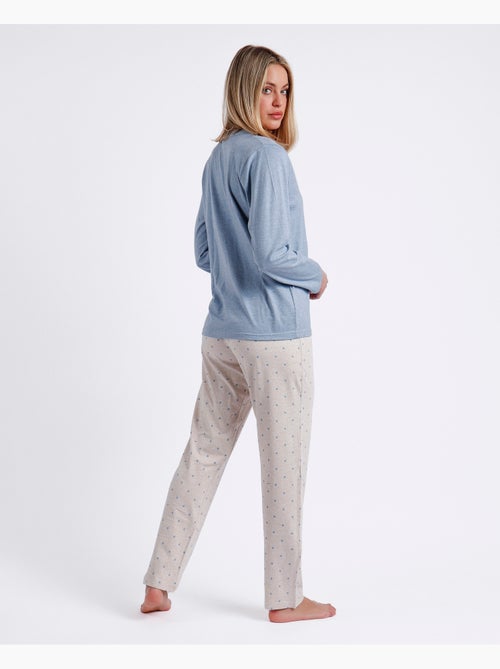 ADMAS CLASSIC Pigiama aperto a maniche lunghe da donna You Are Enough - Kiabi ADMAS CLASSIC Pigiama aperto a maniche lunghe da donna You Are Enough - Kiabi