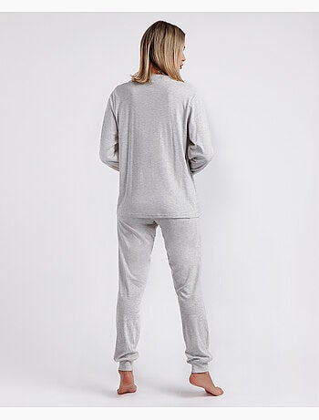 ADMAS CLASSIC Pigiama aperto classico invernale a maniche lunghe da donna