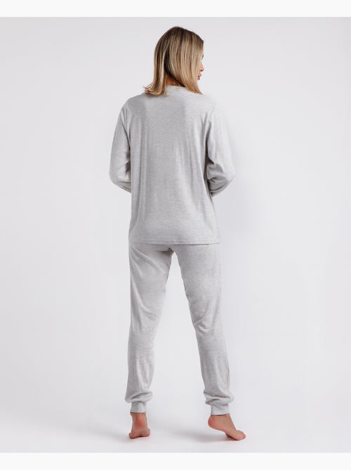 ADMAS CLASSIC Pigiama aperto classico invernale a maniche lunghe da donna - Kiabi ADMAS CLASSIC Pigiama aperto classico invernale a maniche lunghe da donna - Kiabi