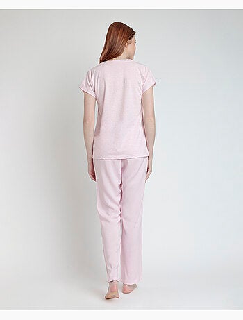 ADMAS CLASSIC Pigiama classico a maniche corte Spiga da donna