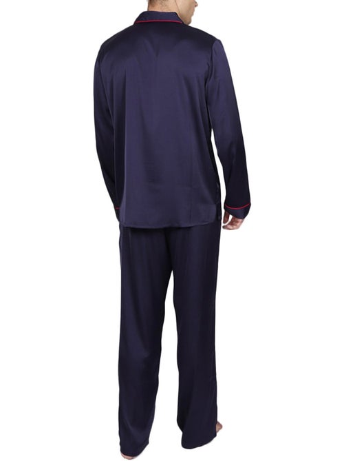 ADMAS CLASSIC Pigiama classico aperto a maniche lunghe da uomo - Kiabi ADMAS CLASSIC Pigiama classico aperto a maniche lunghe da uomo - Kiabi