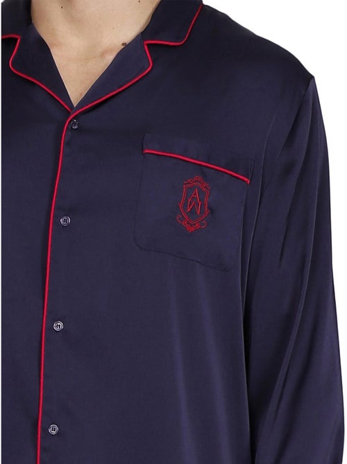 ADMAS CLASSIC Pigiama classico aperto a maniche lunghe da uomo - Kiabi ADMAS CLASSIC Pigiama classico aperto a maniche lunghe da uomo - Kiabi