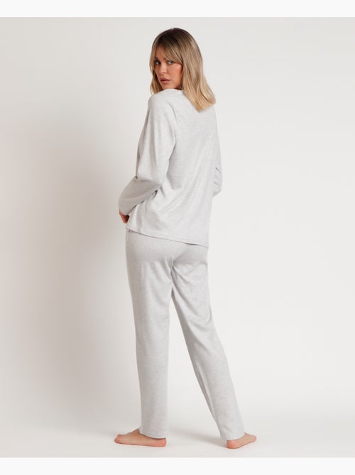 ADMAS CLASSIC Pigiama classico da donna a maniche lunghe con bottoni - Kiabi ADMAS CLASSIC Pigiama classico da donna a maniche lunghe con bottoni - Kiabi