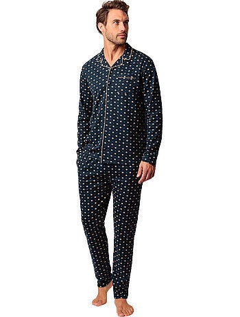 ADMAS CLASSIC Pigiama classico da uomo a maniche lunghe con effetto tie-dye
