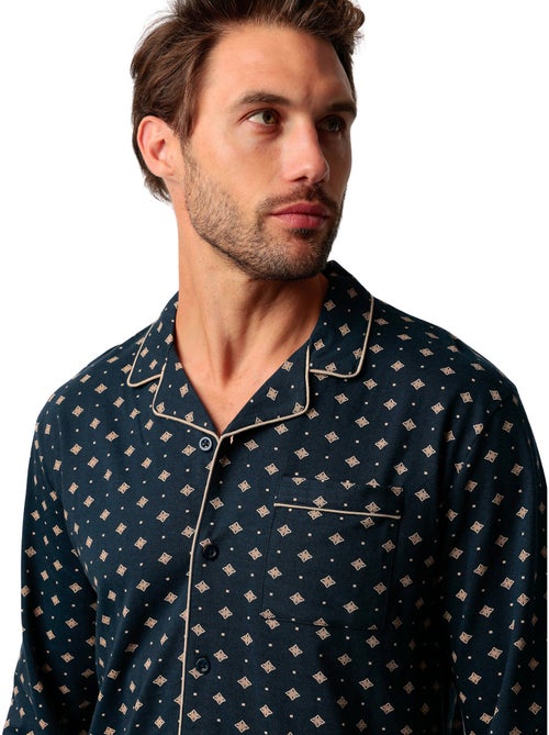 ADMAS CLASSIC Pigiama classico da uomo a maniche lunghe con effetto tie-dye - Kiabi ADMAS CLASSIC Pigiama classico da uomo a maniche lunghe con effetto tie-dye - Kiabi